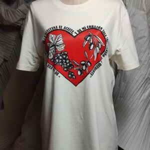 Manga Corta Corazón Natural.